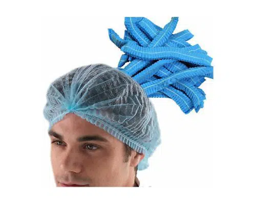 Crimped Hair Net Blue