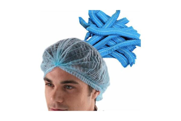 Blue Medical Hair Net - Breathable and Lightweight - wide 2